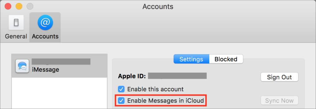 apple client for mac to sync icloud